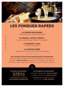 Fondues rapées